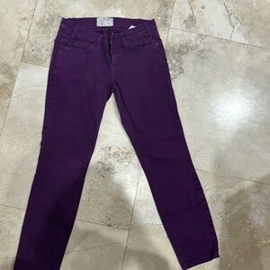Current Elliot purple jeans size 24